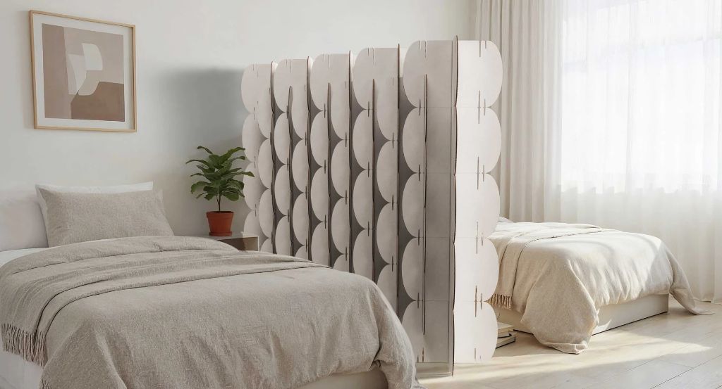 Modern, comfortable furnished shared bedroom